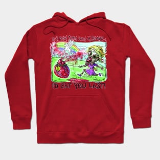 I'd Eat You Last Zombie Girl Hoodie